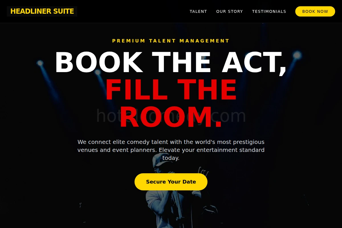 Booking Comedy