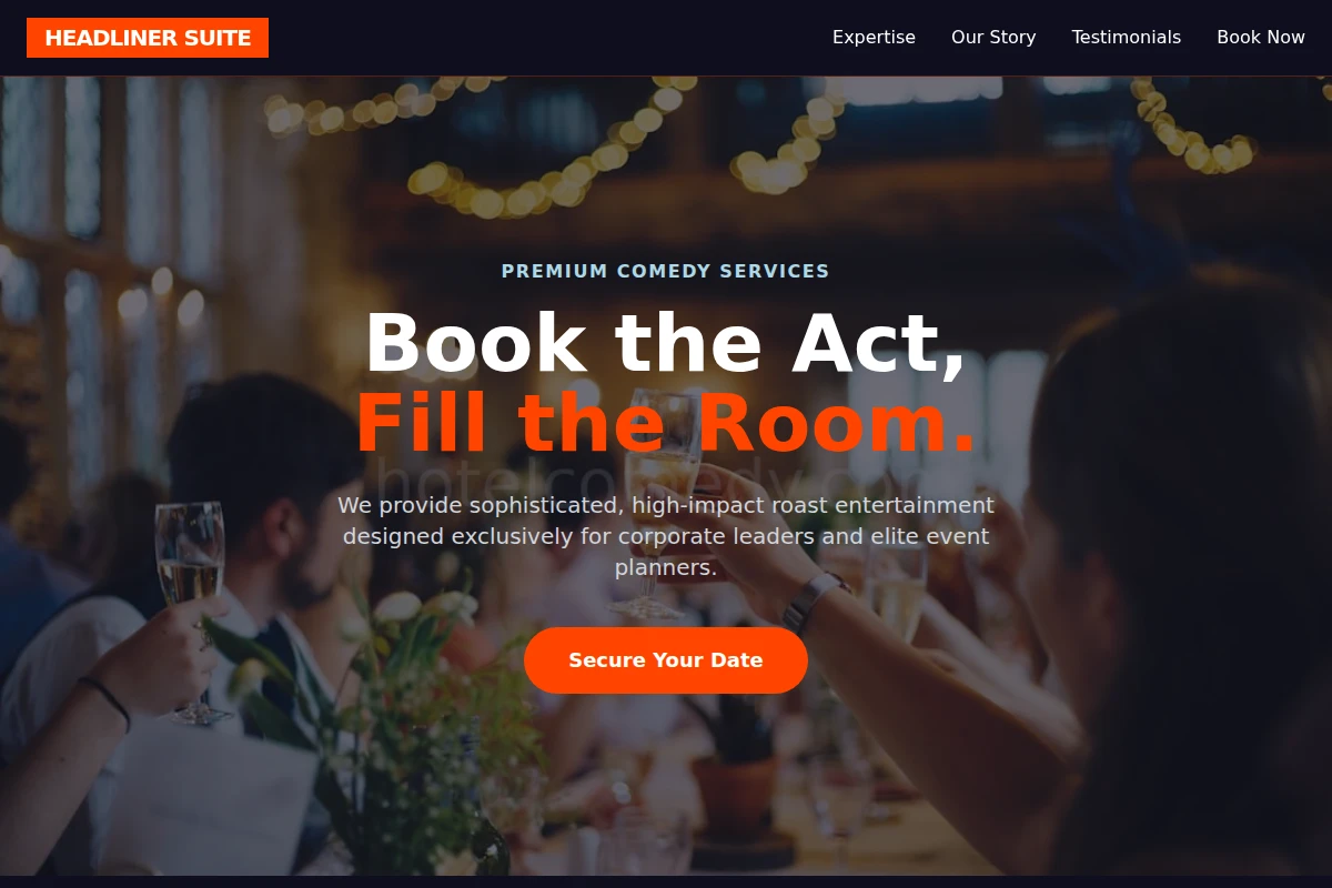 Roast Corporate Event