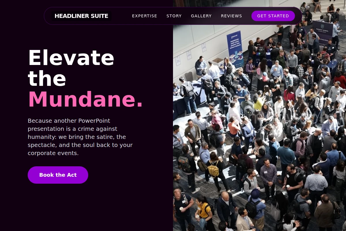 Satire Corporate Event