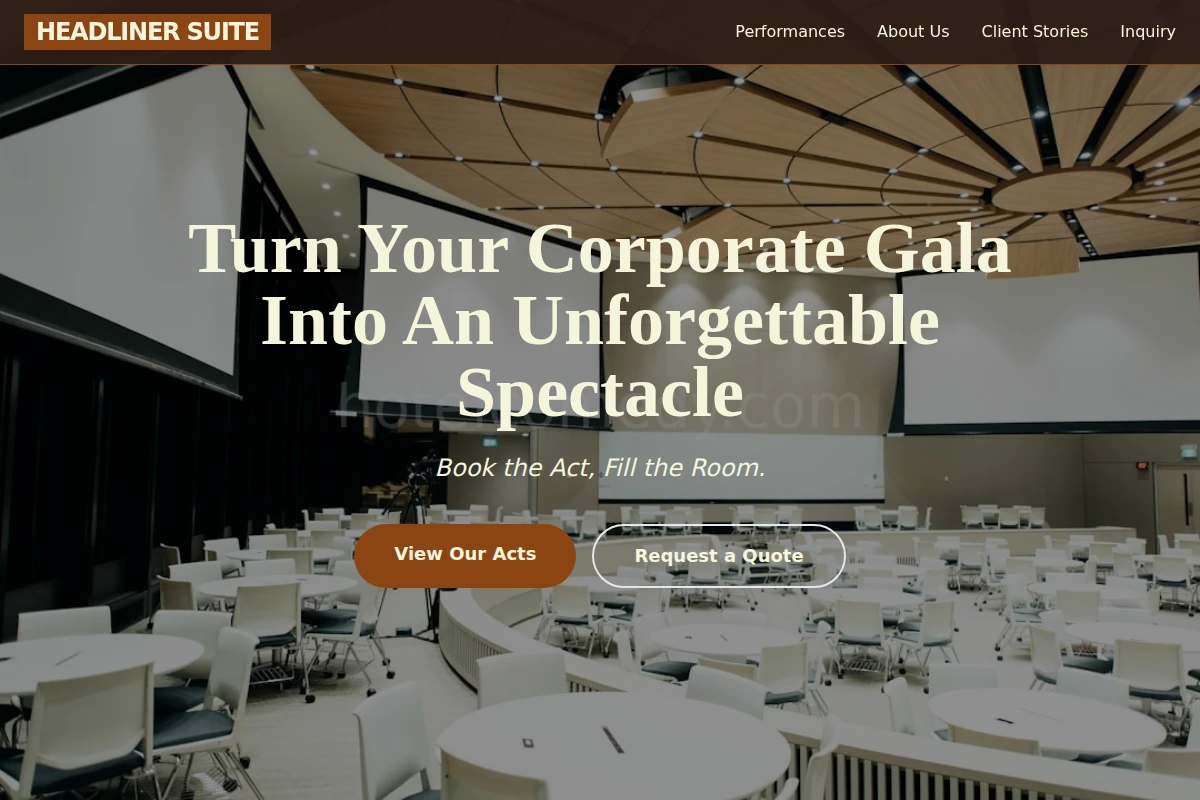 Cabaret Corporate Event