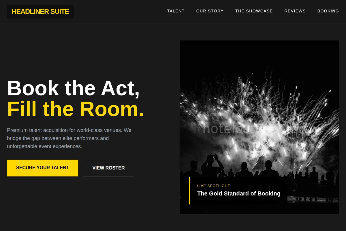 Booking Entertainment