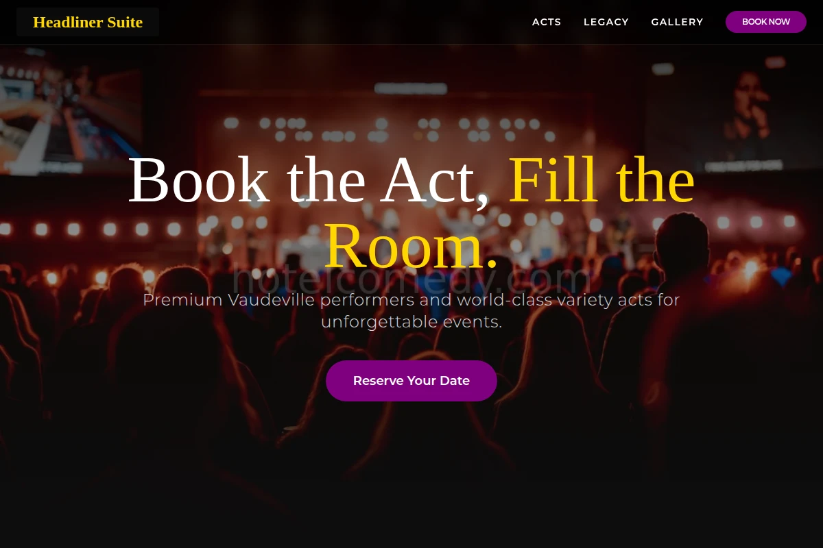 Vaudeville Entertainment