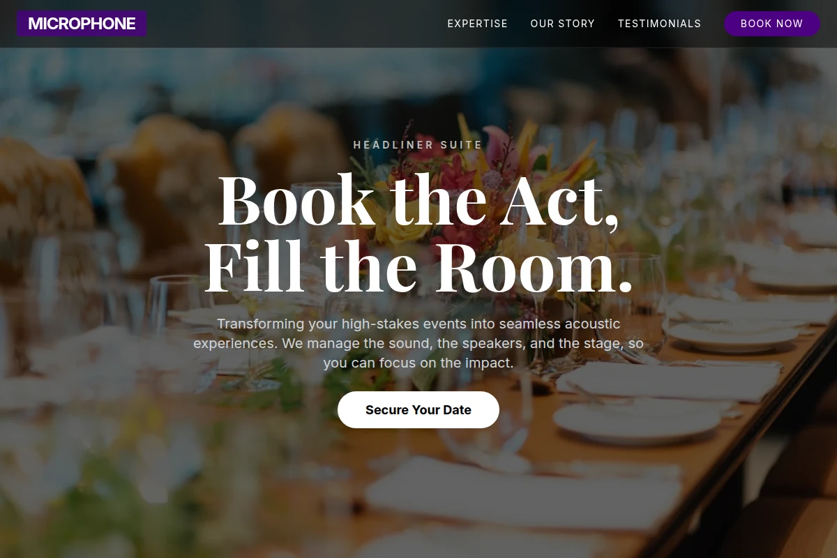 Microphone Event Planning
