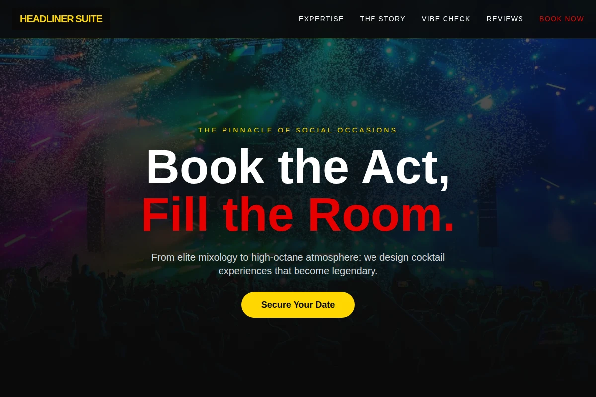 Cocktail Event Planning