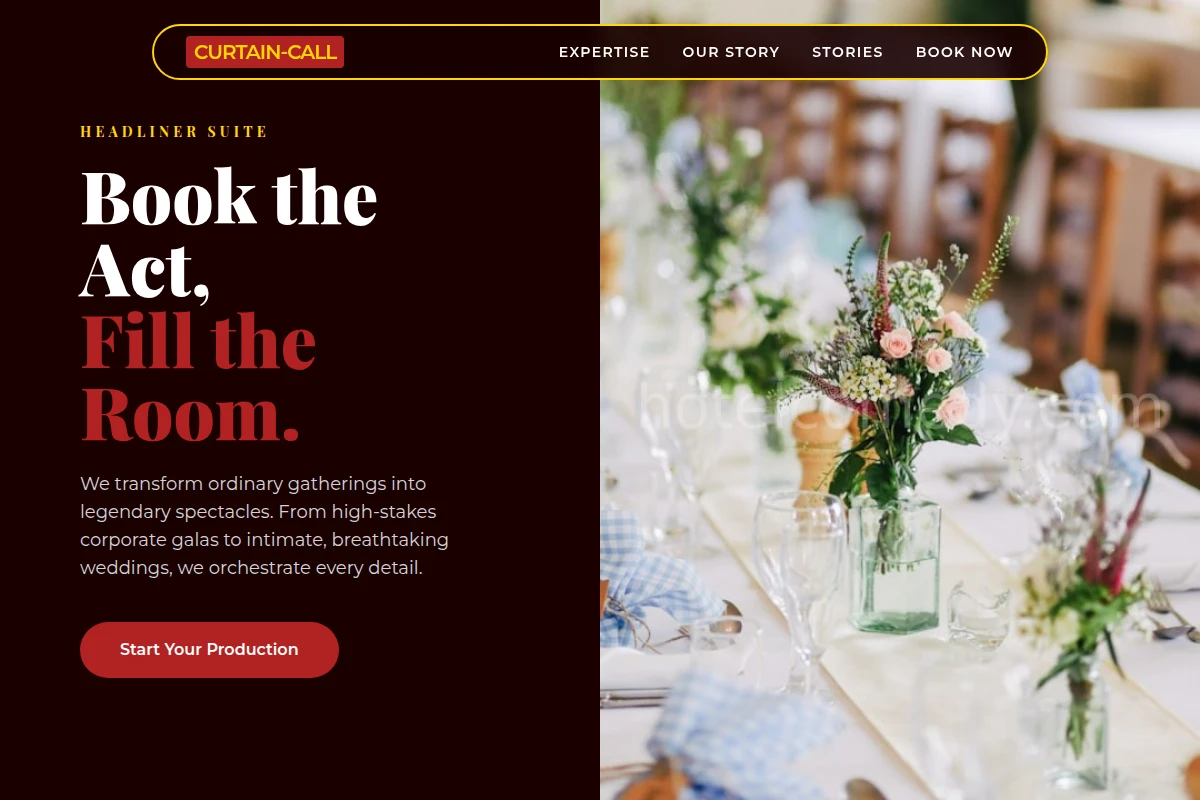 Curtain-call Event Planning
