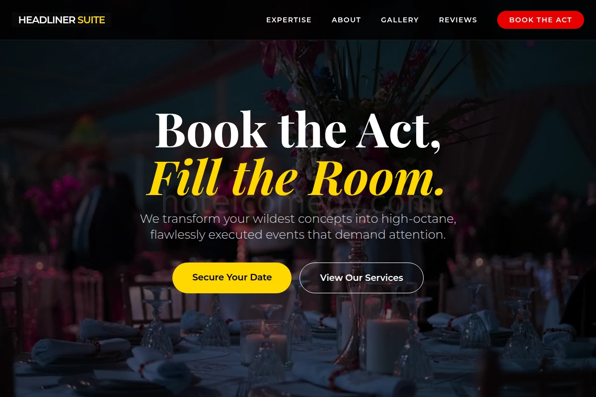 Reservation Event Planning