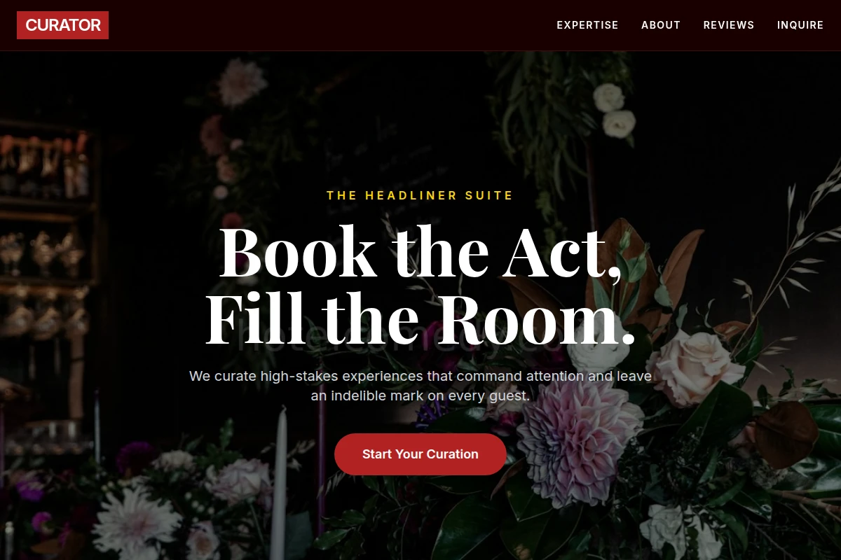 Curator Event Planning