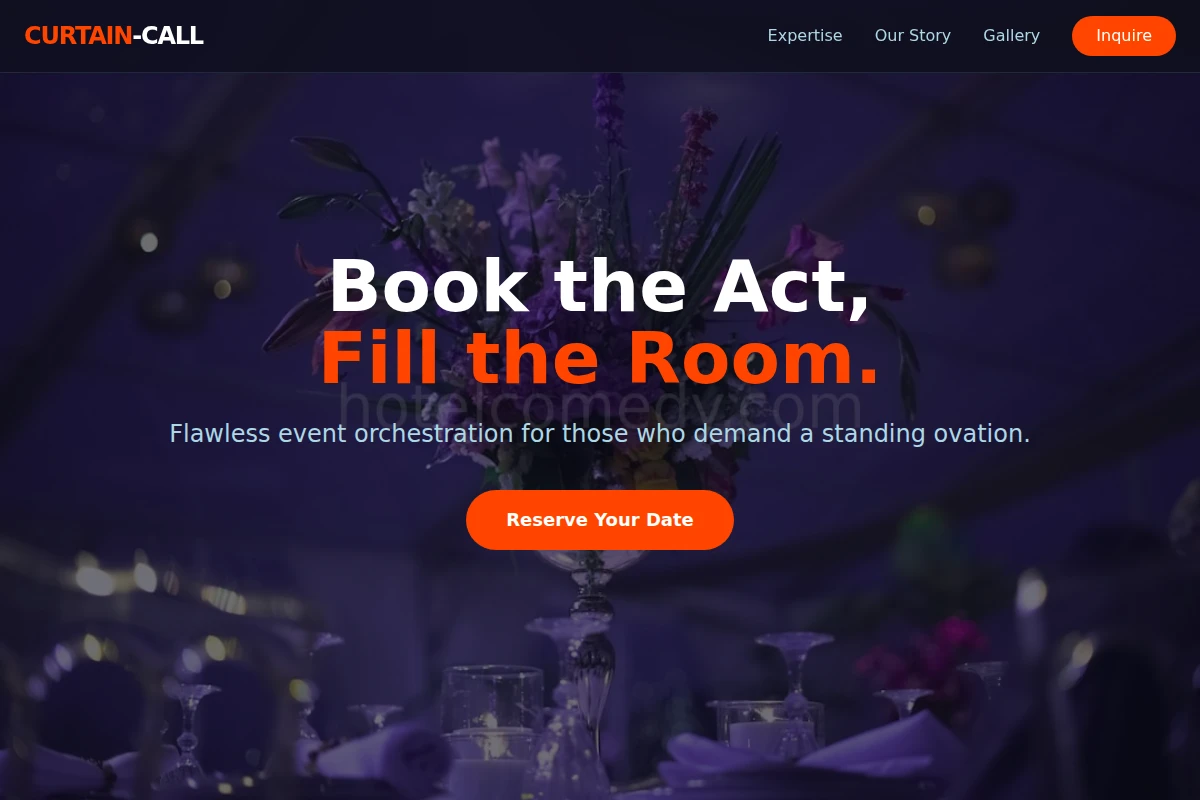 Curtain-call Event Planning