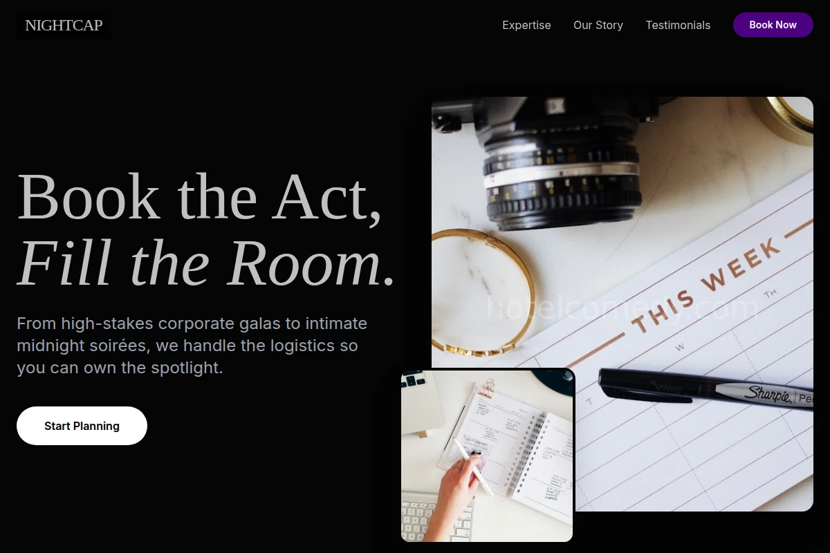 Nightcap Event Planning