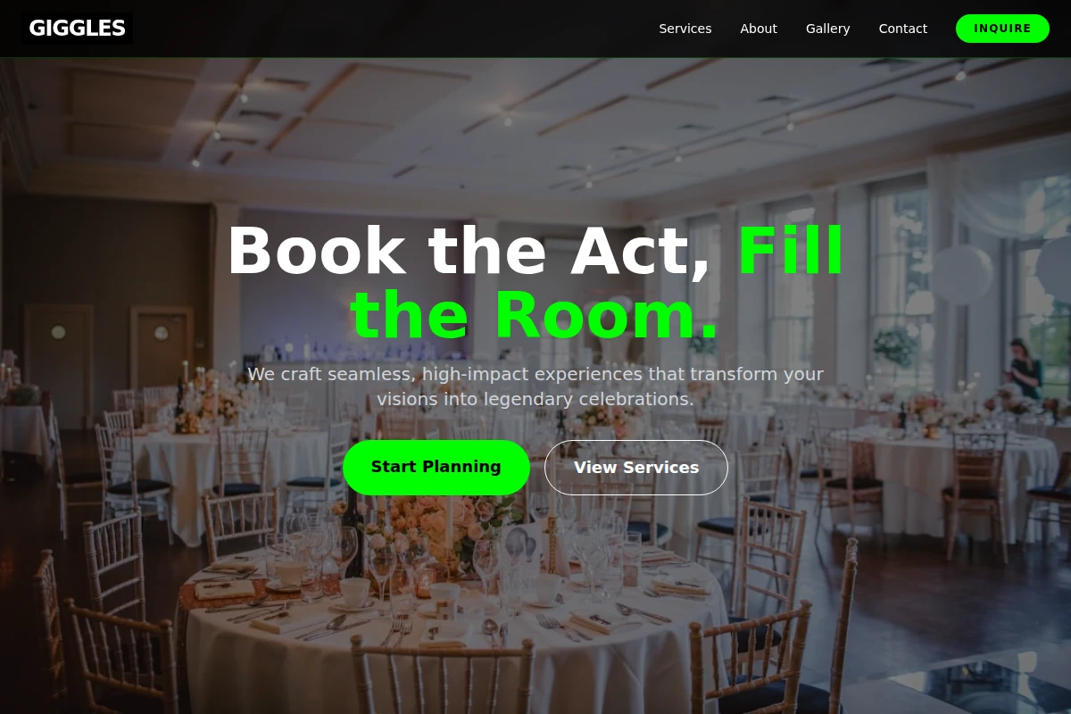 Giggles Event Planning