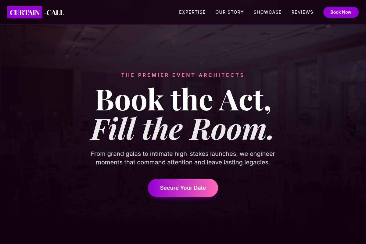 Curtain-call Event Planning