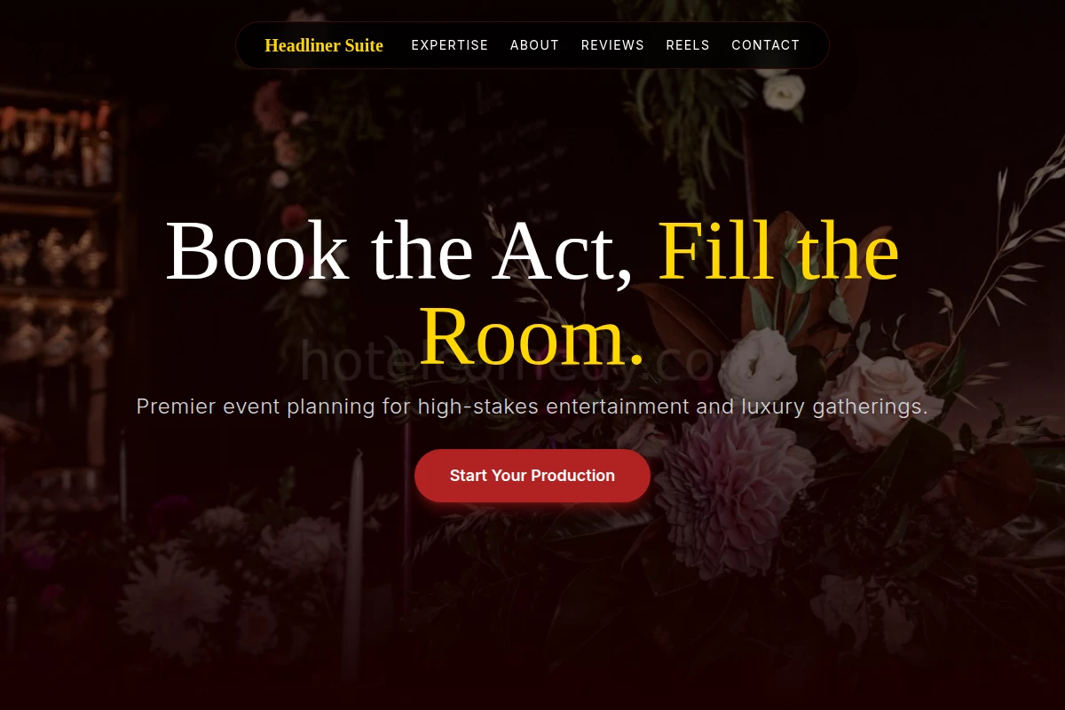 Entertainment Event Planning