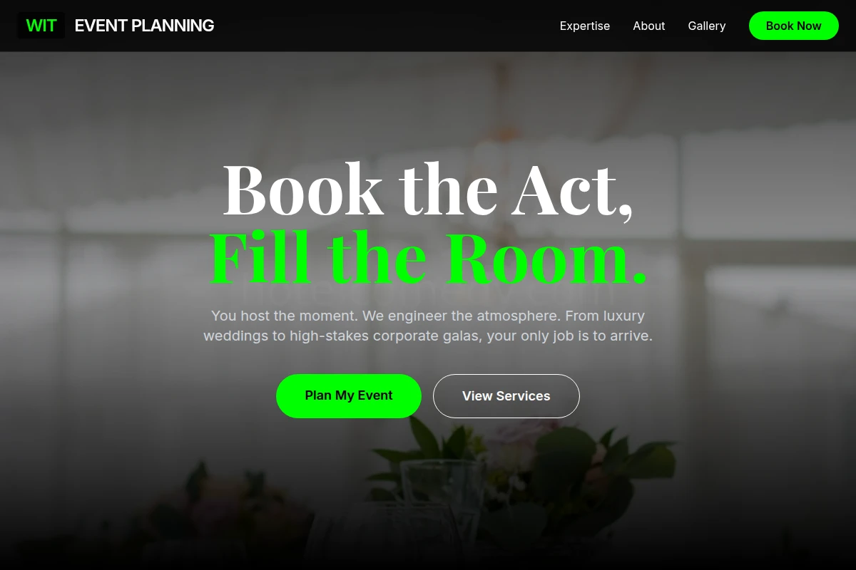 Wit Event Planning