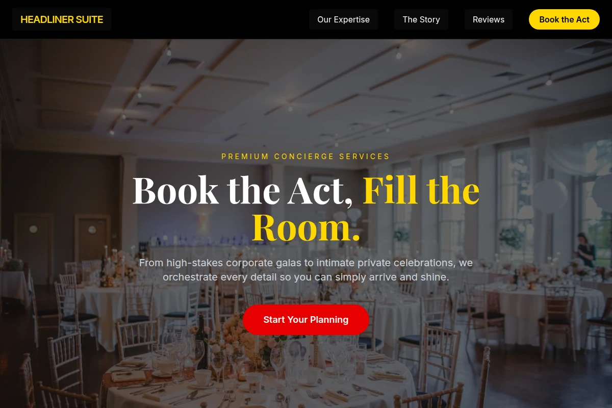 Concierge Event Planning