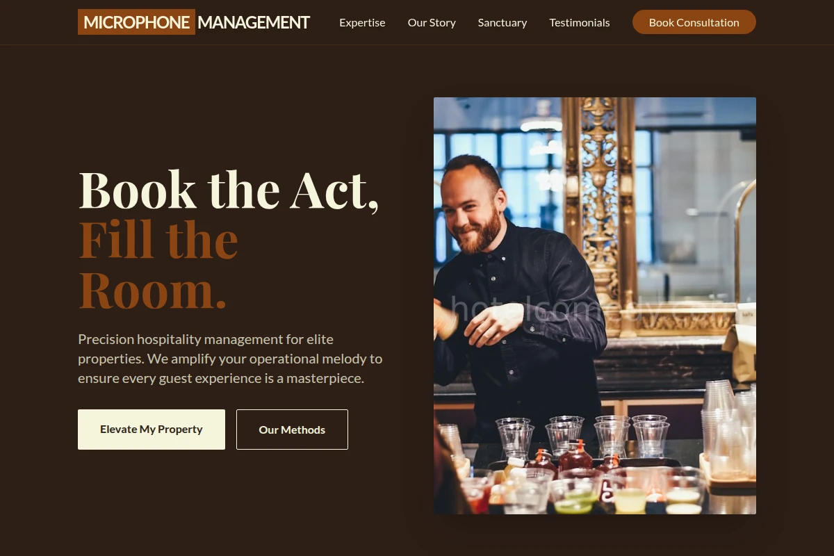 Microphone Hotel Management