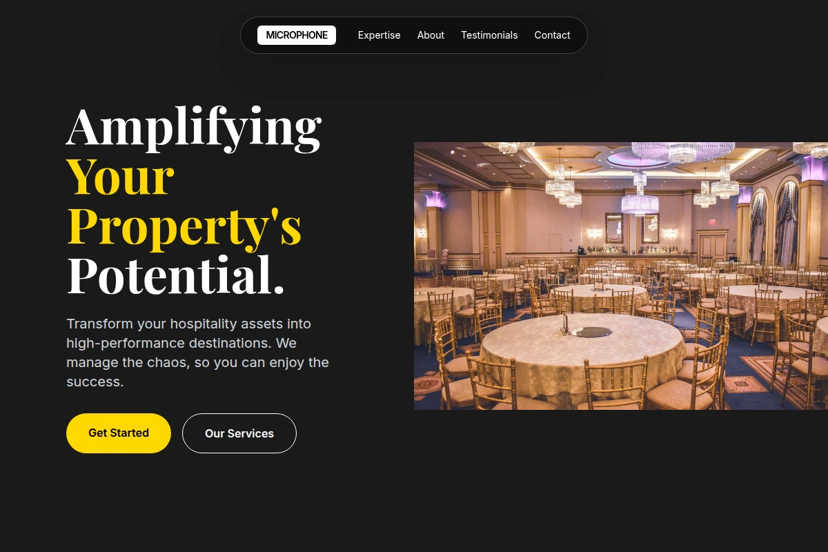 Microphone Hotel Management