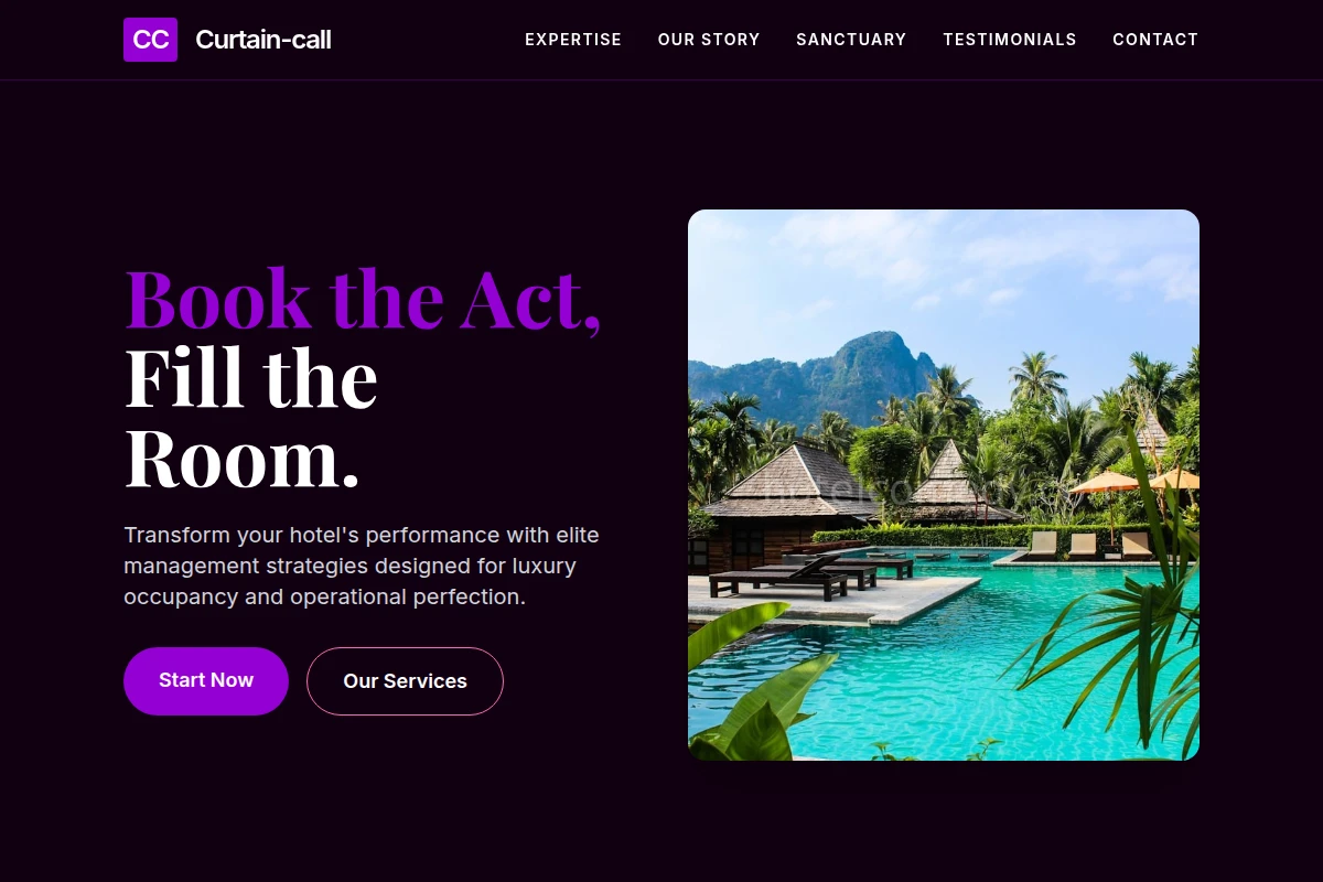 Curtain-call Hotel Management
